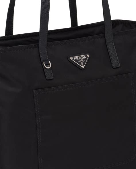 prada canvas bag on sale|Prada nylon tote bag large.